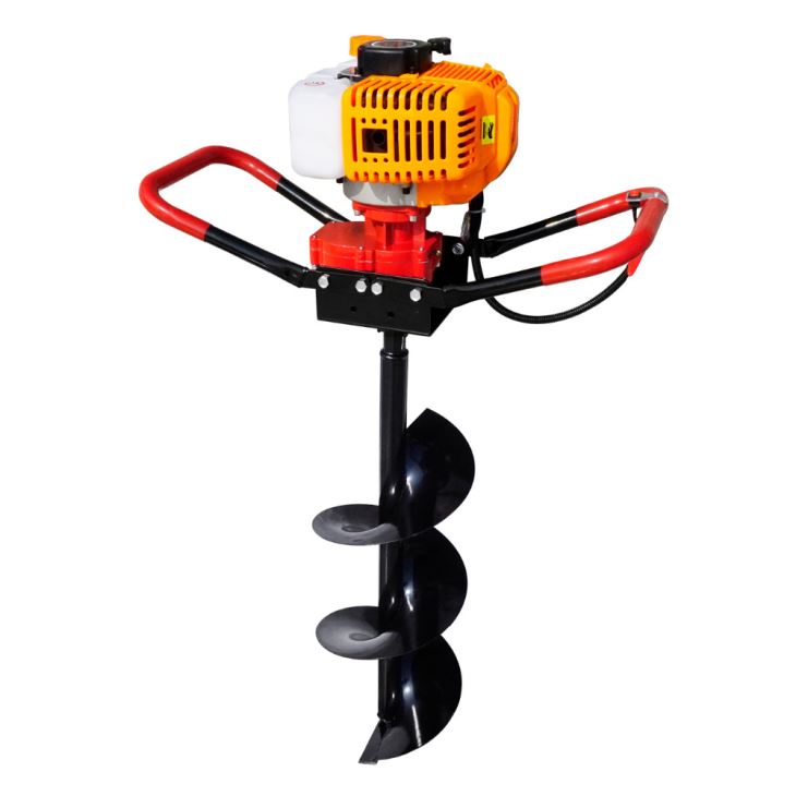 Gas Powered Post benzin hul Digger soegeren jorden snegl Drill