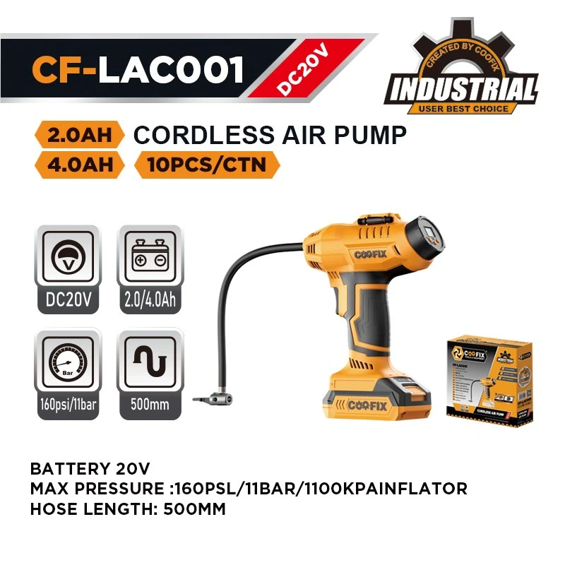 2.0Ah / 4.0Ah Cordless Air Pump factory